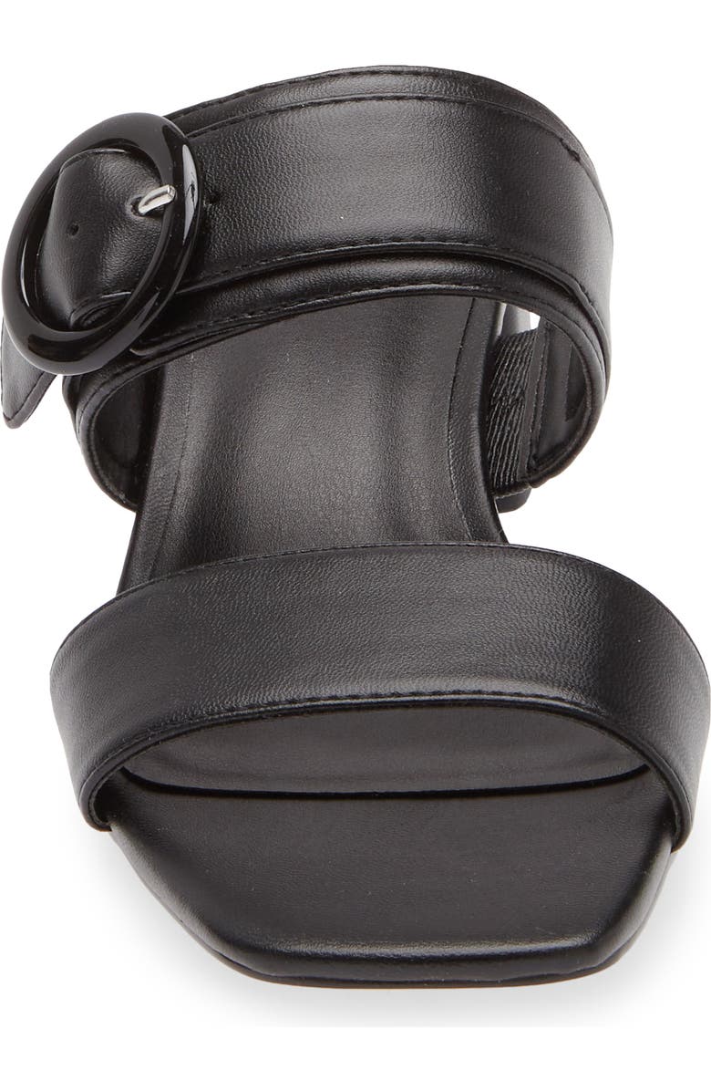 NORDSTROM RACK Blake Heeled Slide Sandal, Alternate, color, Black