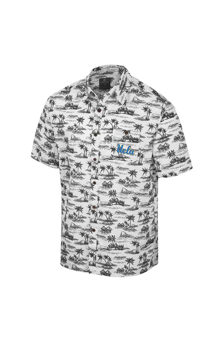 COLOSSEUM Men's Colosseum White UCLA Bruins Spontaneous is Romantic Camp Button-Up Shirt, Alternate, color, 