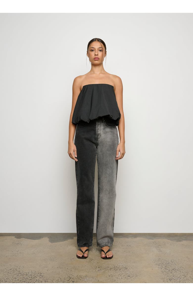 ONE OF OTHERS Gia Strapless Top, Main, color, Cool Black