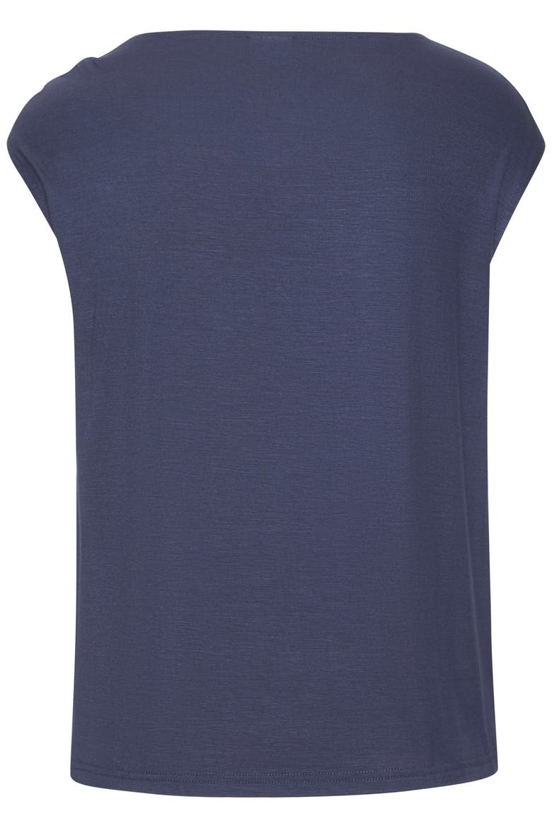 Asymmetrical Ring Detail Top, Alternate, color, Navy