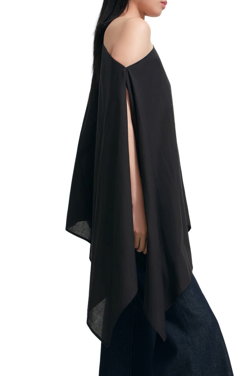 Marcella Jas Asymmetric Tunic, Alternate, color, Black