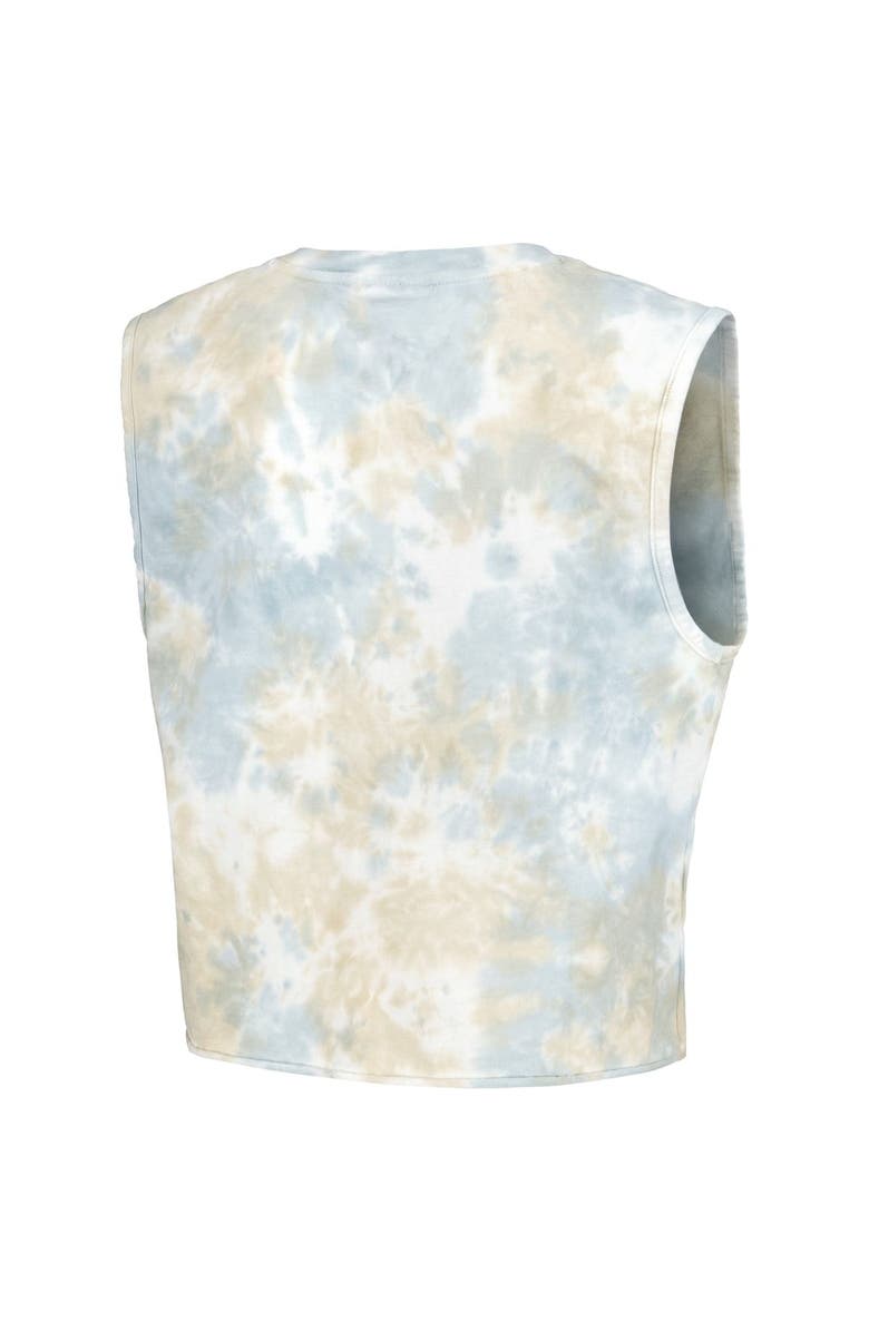 THE WILD COLLECTIVE Women's The Wild Collective White Houston Astros Washed Muscle Tank Top, Alternate, color, White