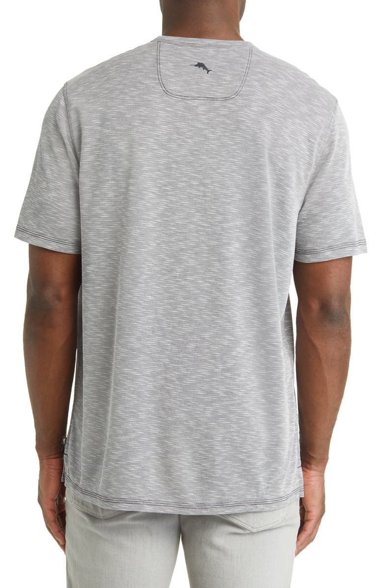 Tommy Bahama Cape Cayo V-Neck T-Shirt, Alternate, color, Coal