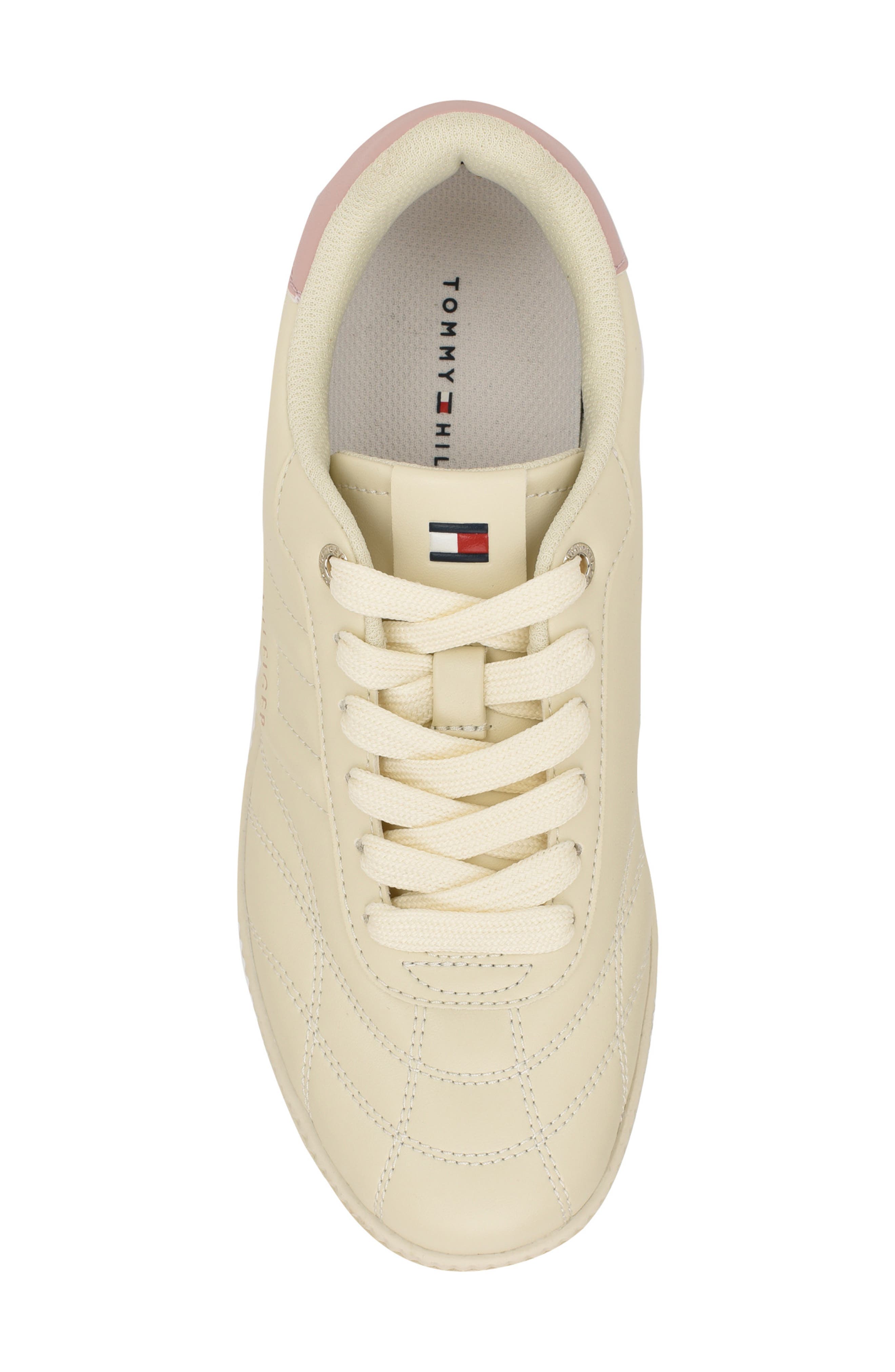 Tommy Hilfiger Simma Lace Up Sneaker, Alternate, color, Light Pink/ Light Natural