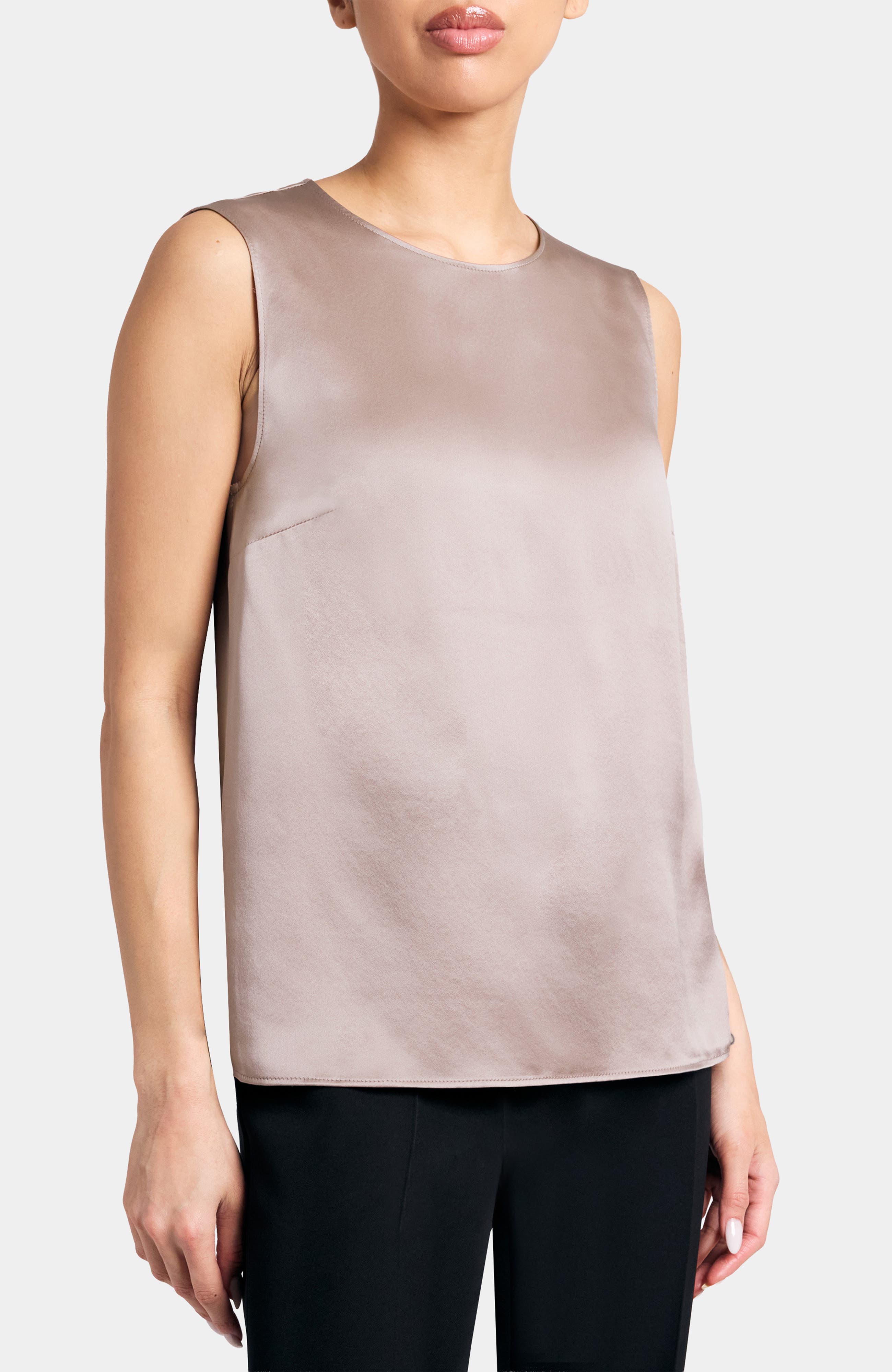 Demi Sleeveless Top in Silk Charmeuse - image 3