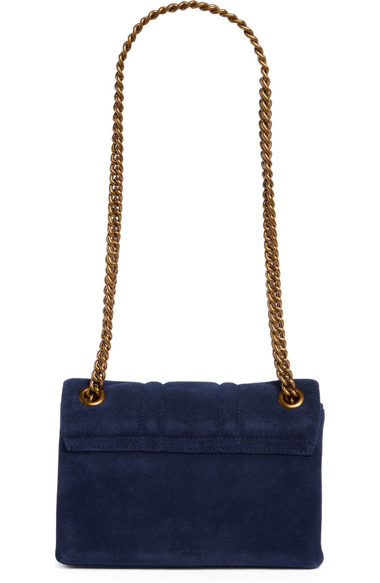 Kurt Geiger London Mini Kensington Convertible Leather Crossbody Bag, Alternate, color, Navy