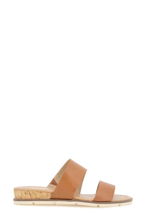 Esprit Dansel Wedge Slide Sandal In Whiskey