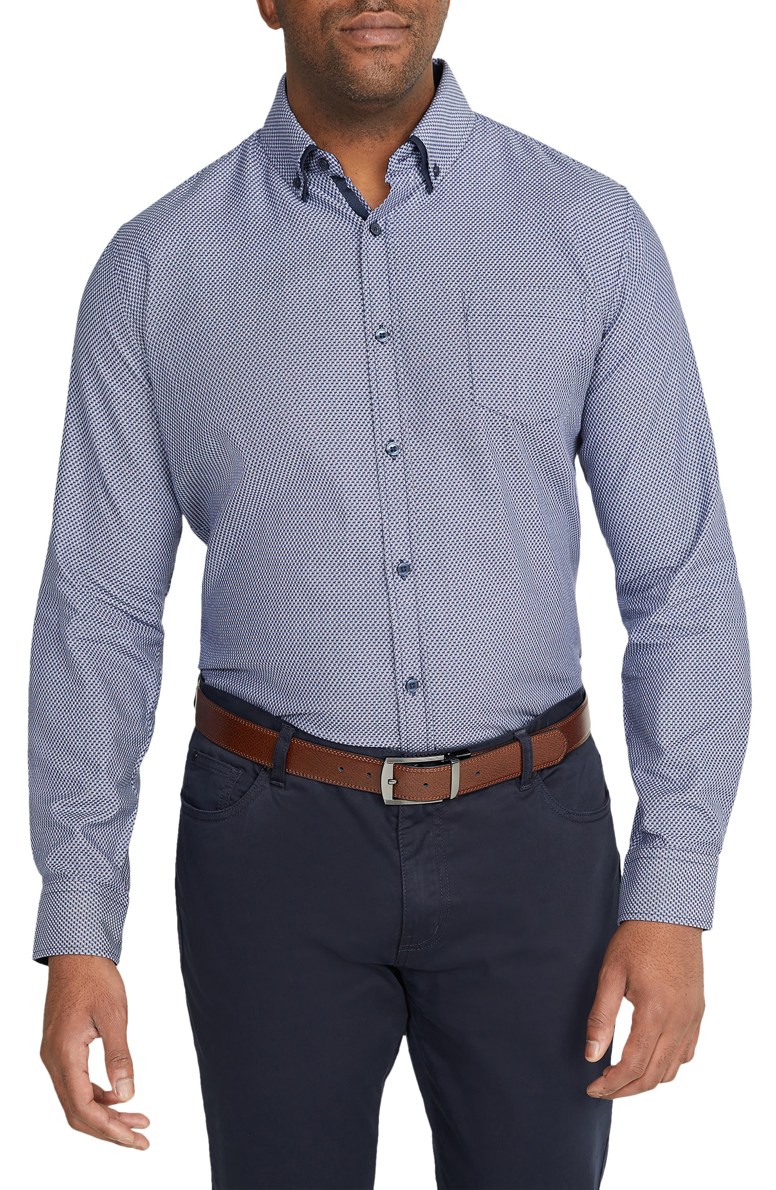 Johnny Bigg Eastwood Geo Print Button-Down Shirt (Men) | Nordstrom
