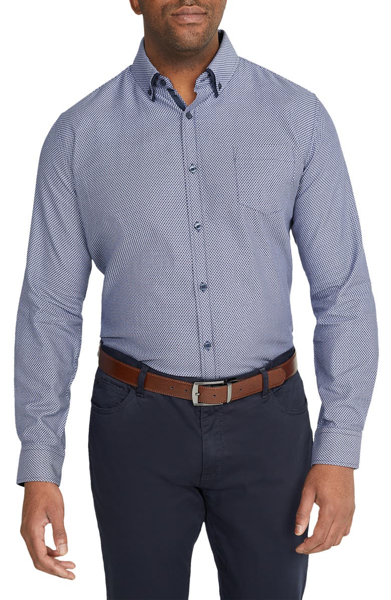 Johnny Bigg Eastwood Geo Print Button-Down Shirt, Main, color,