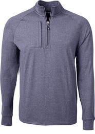 Cutter & Buck Adapt Heather Quarter Zip Pullover