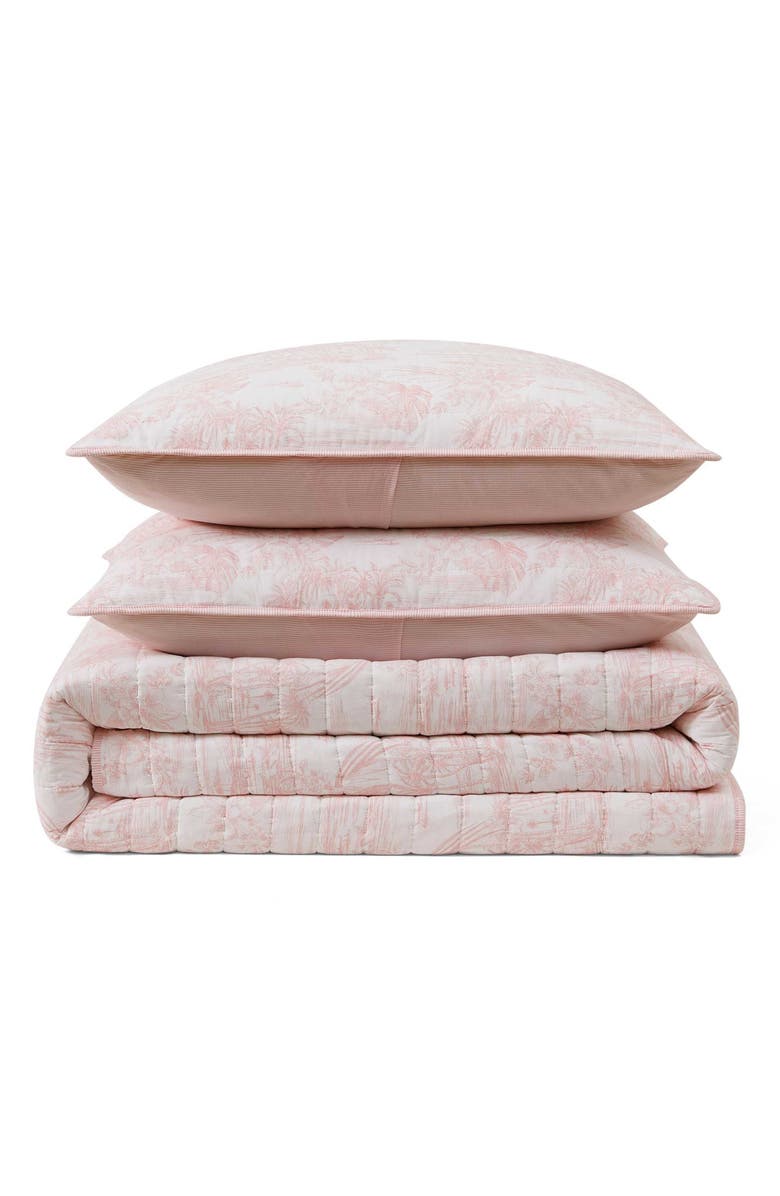 Tommy Bahama Beach Bluff Toile Cotton Comforter & Sham Set, Main, color, 