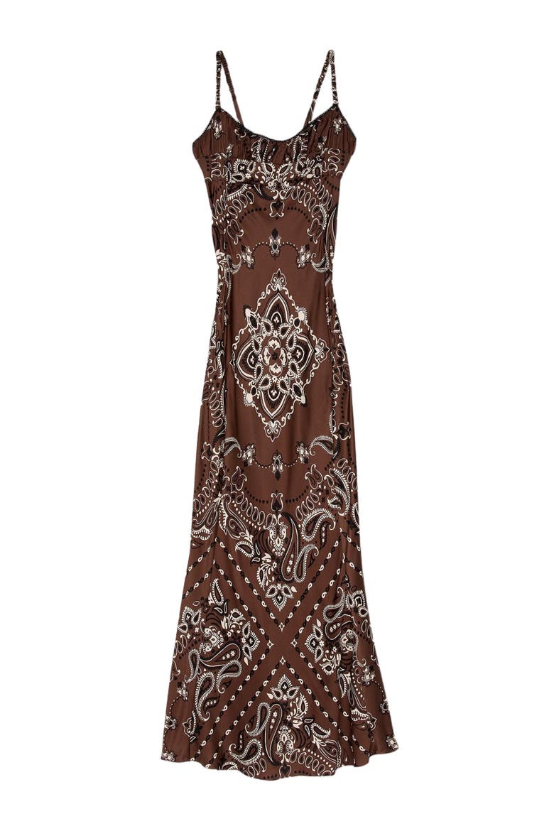 brown bandana patti dress Chocolate Bandana Patti dress