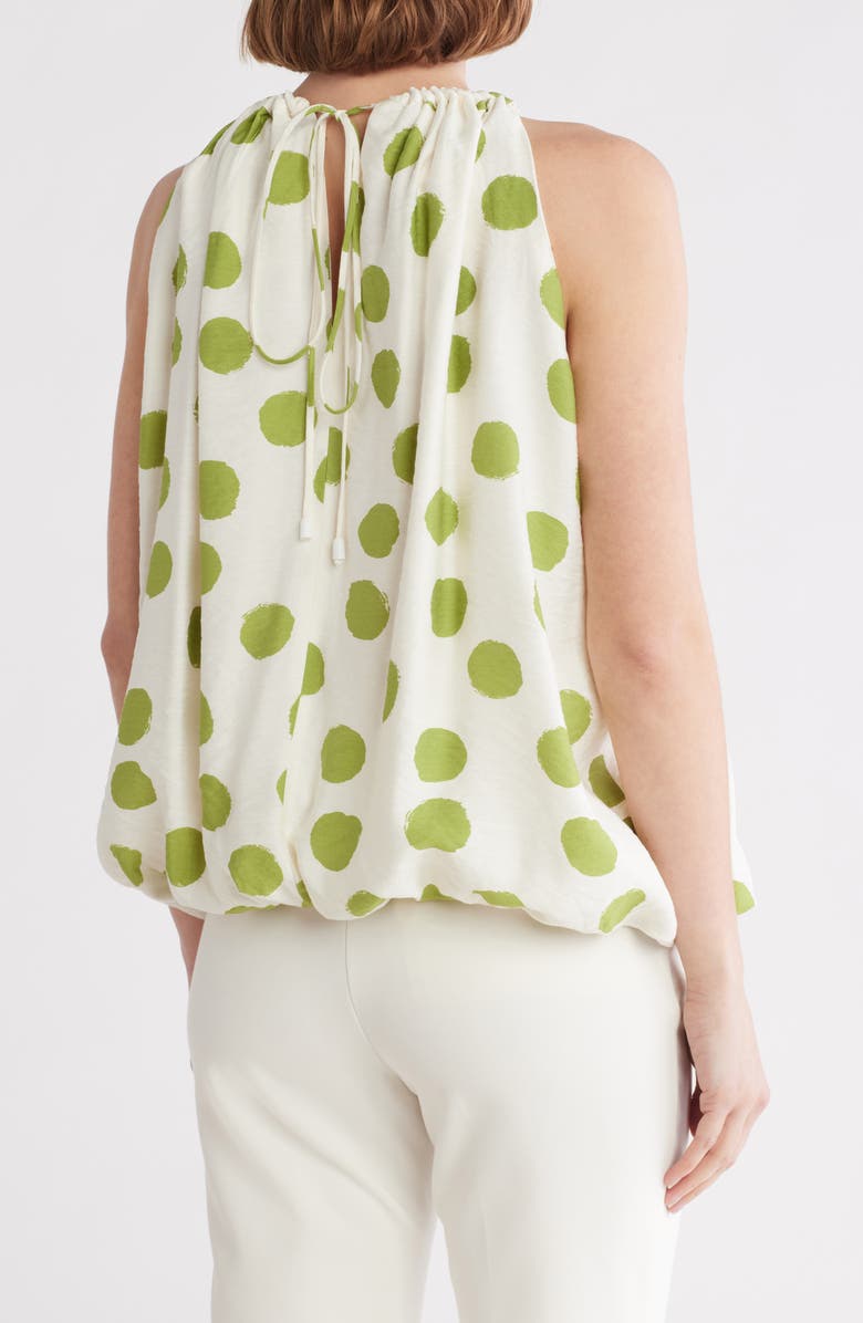 PATRIZIA LUCA Abstract Dot Bubble Top, Alternate, color, Lime