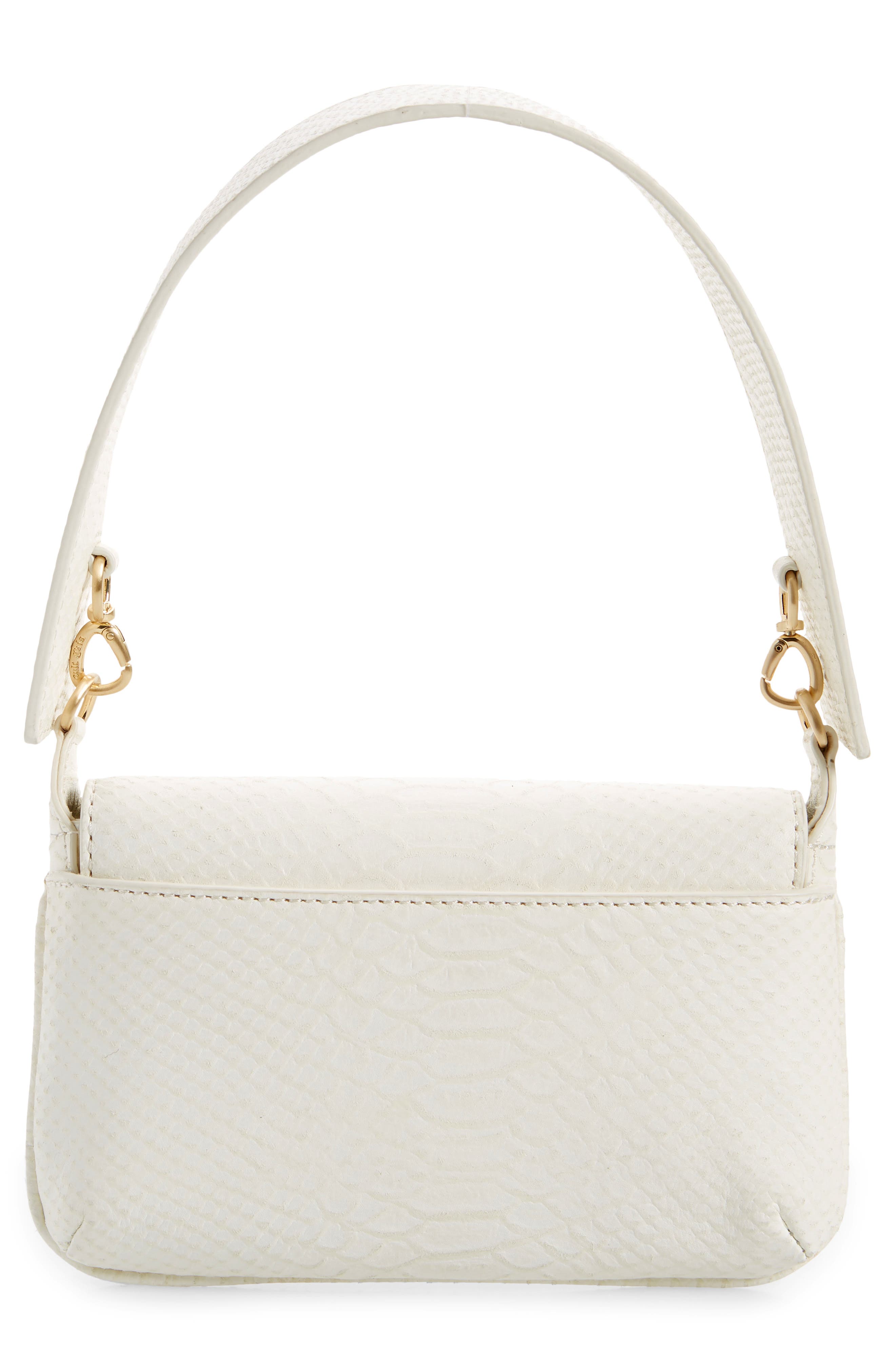 Damara Leather Shoulder Bag, Alternate, color, CLOUD