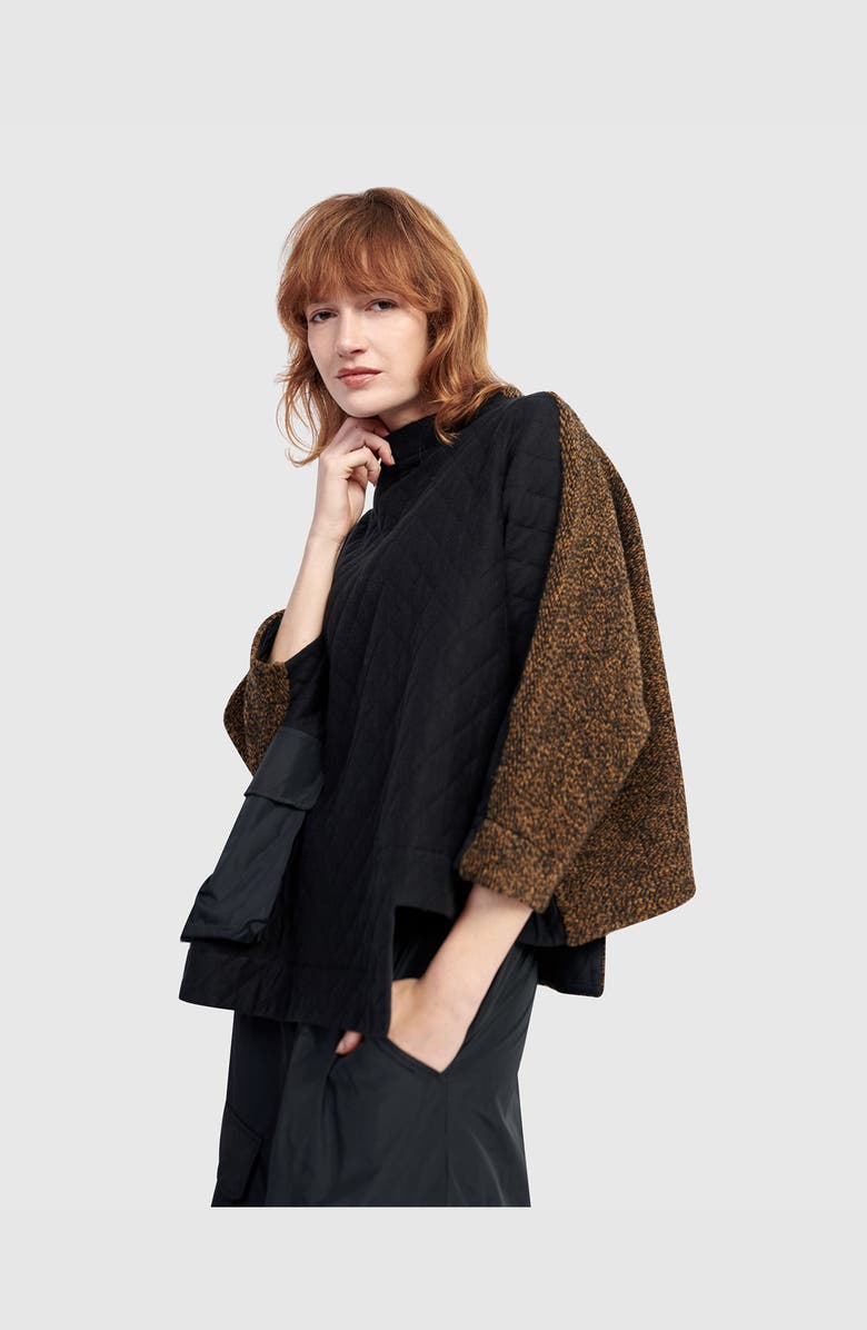 Alembika Sah Quilted Pullover, Alternate, color, 