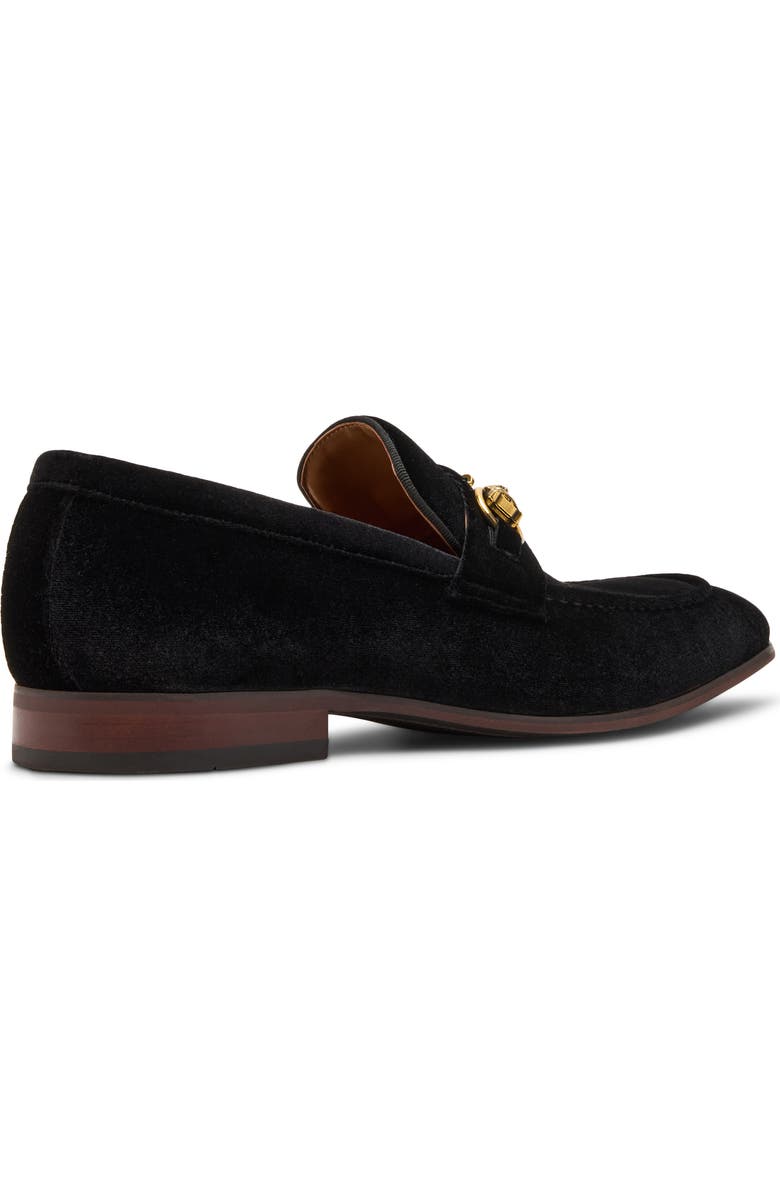 Steve Madden Jandre Velvet Bit Loafer, Alternate, color, Black Velvet