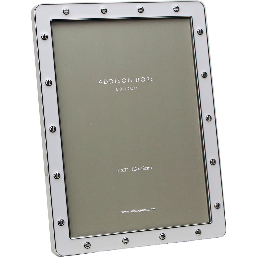 Addison Ross London Locket Silver Plated 5 X 7-inch Picture Frame In White