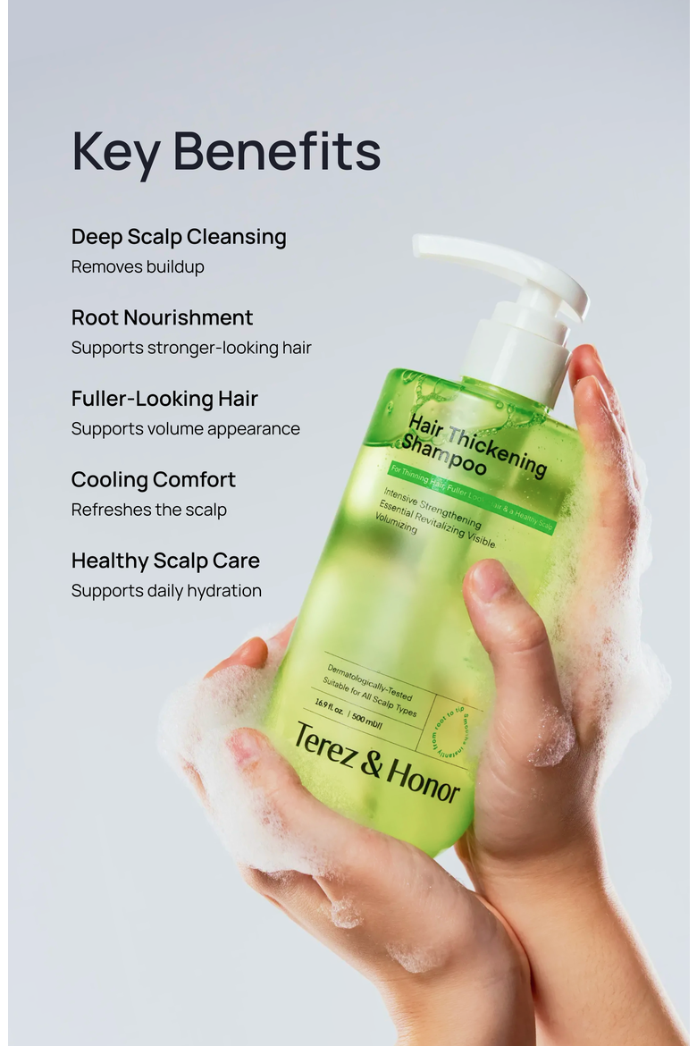 Hair Thickening Shampoo, Alternate, color, Green