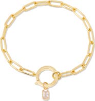 Brook and York Colette Birthstone Paper Clip Chain Bracelet