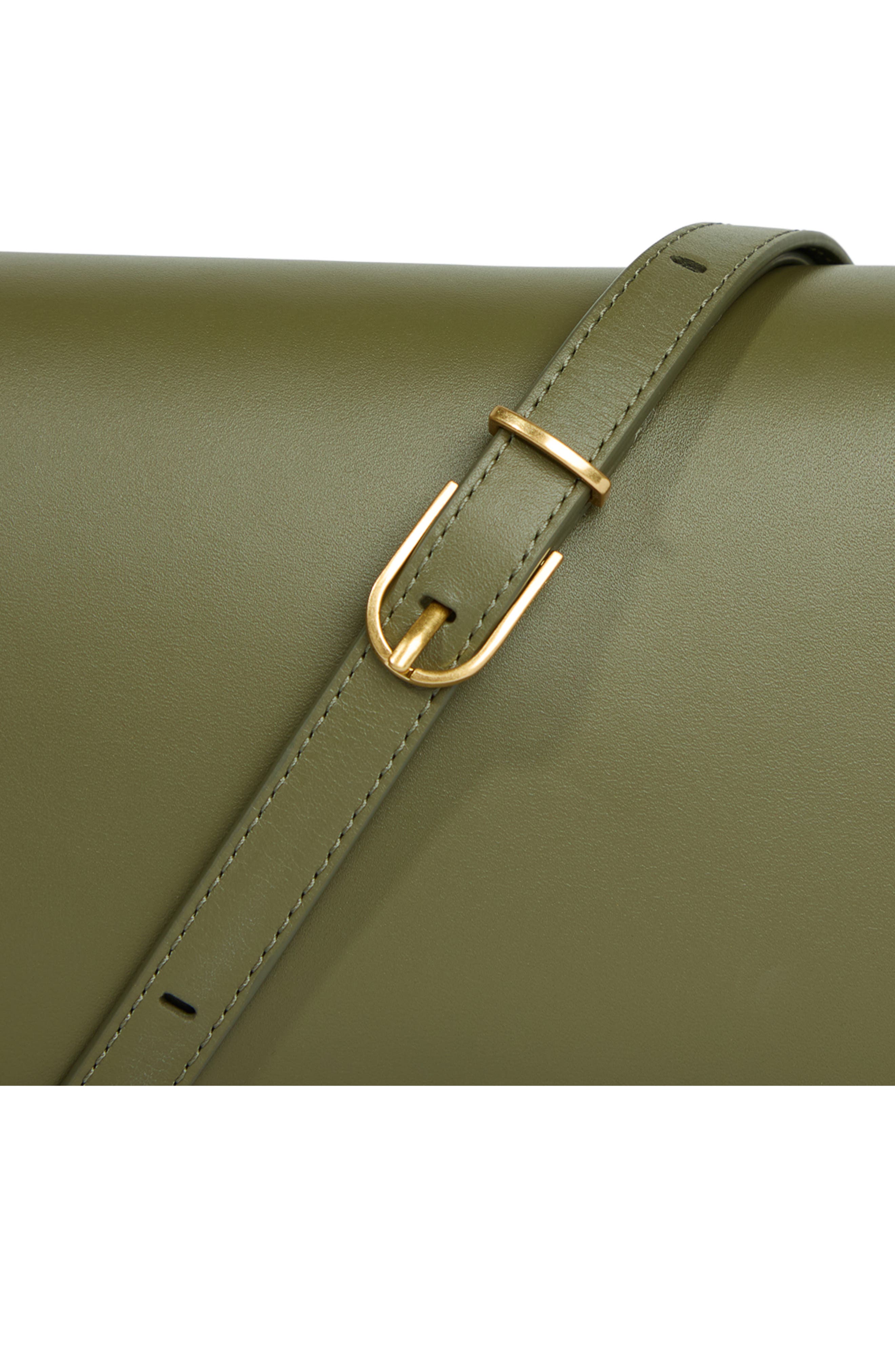 Vince Nappa Leather Wallet on a Strap, Alternate, color, Pinegrove