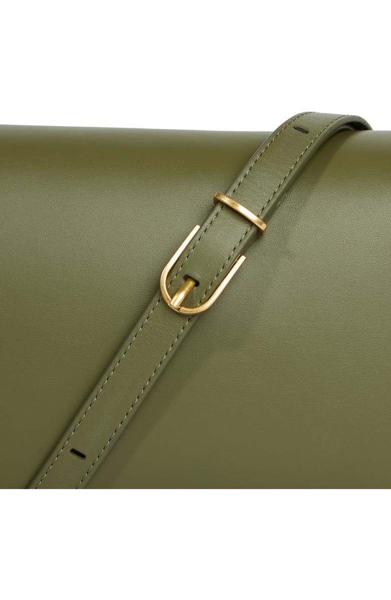 Vince Nappa Leather Wallet on a Strap, Alternate, color, Pinegrove