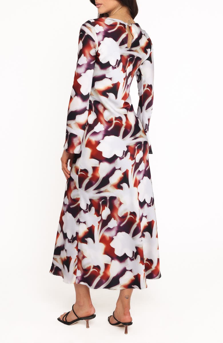 Petal & Pup Deidra Floral Long Sleeve Dress, Alternate, color, Blurred Floral