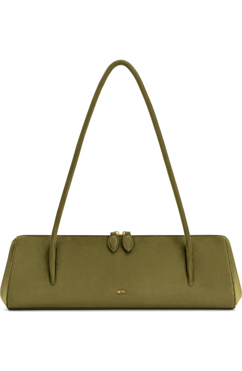 JW PEI Nova Baguette Shoulder Bag, Main, color, Dark Olive