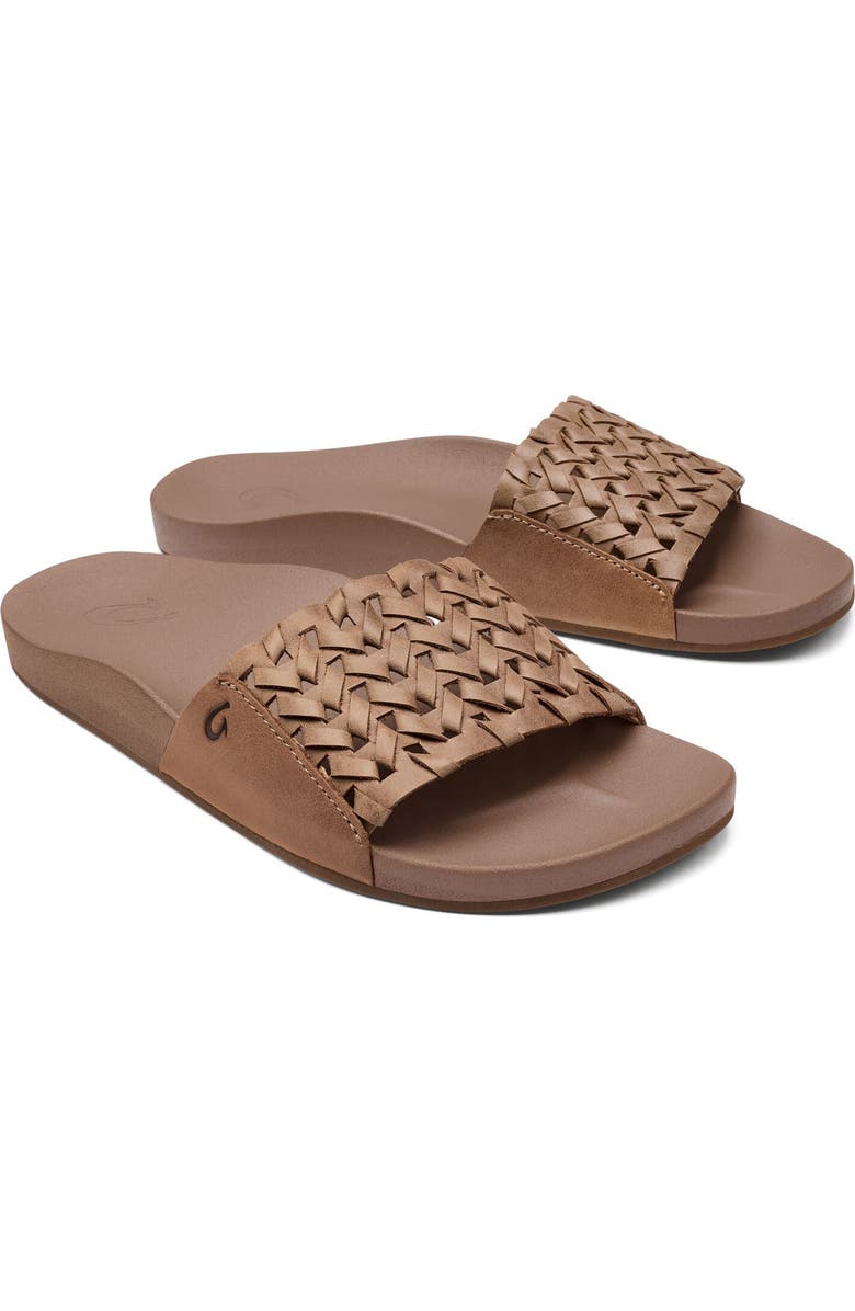 OluKai Kamola Slide Sandal, Main, color, Tan / Tan