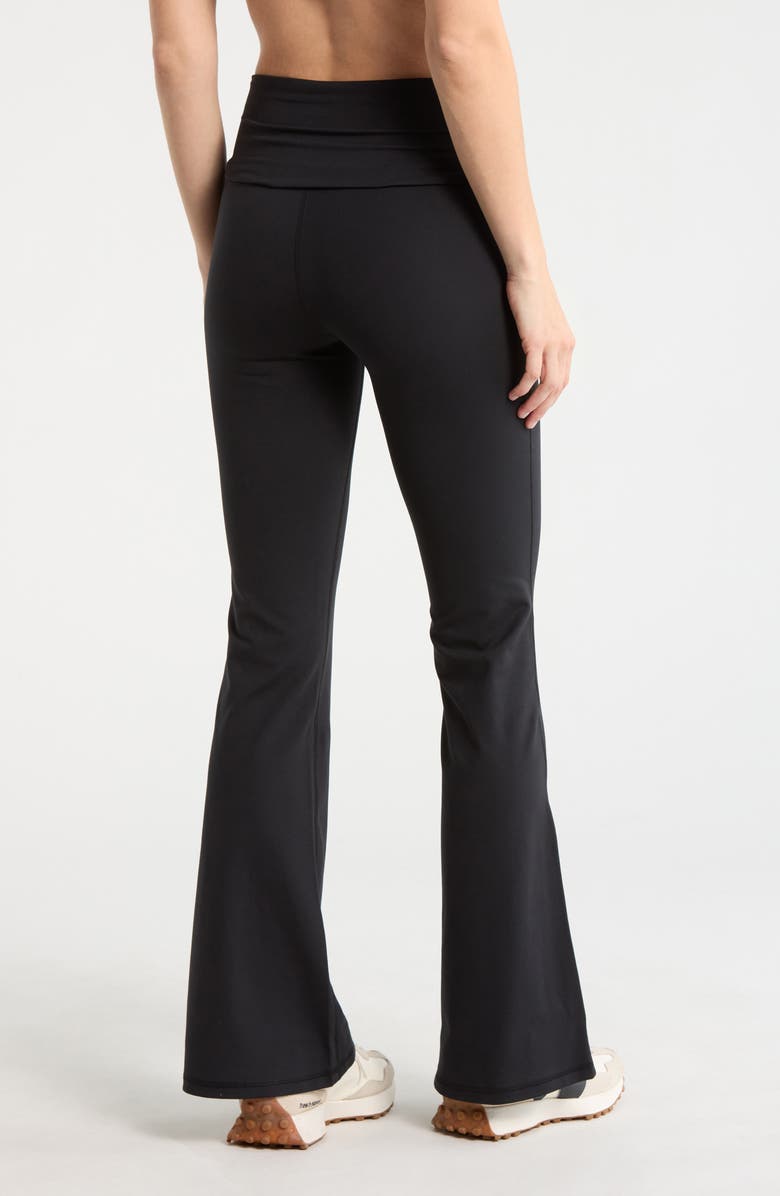 YOGALICIOUS Florence Lux High Waist Flare Leggings, Alternate, color, Black