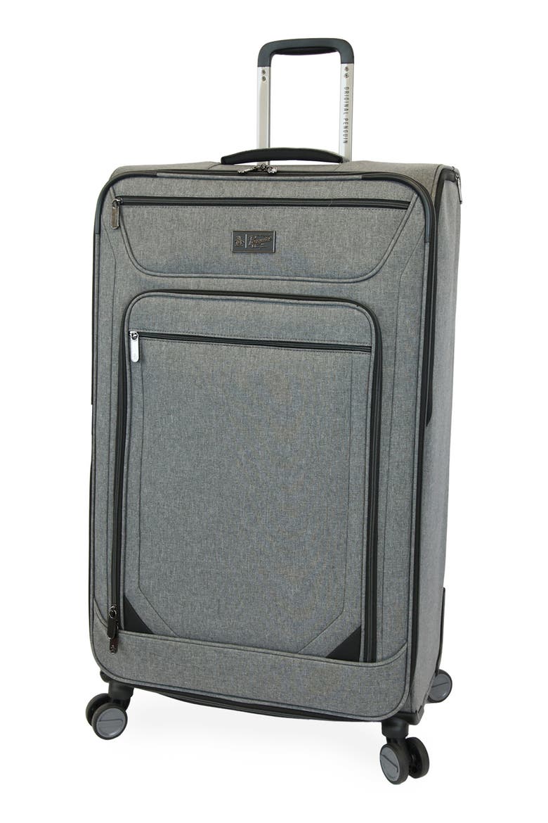 Hedge XL 3-Piece Softside Luggage Set, Alternate, color, GREY CROSSHATCH
