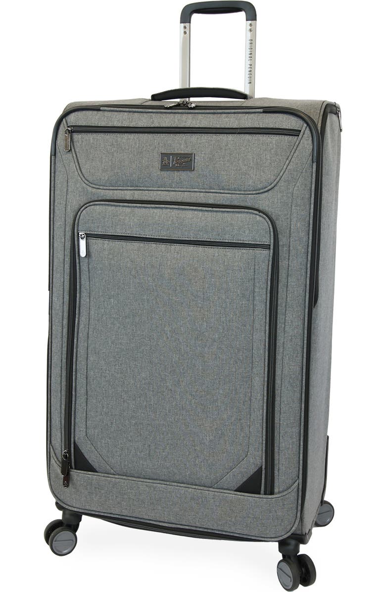 Original Penguin Hedge XL 3-Piece Softside Luggage Set, Alternate, color, Grey Crosshatch