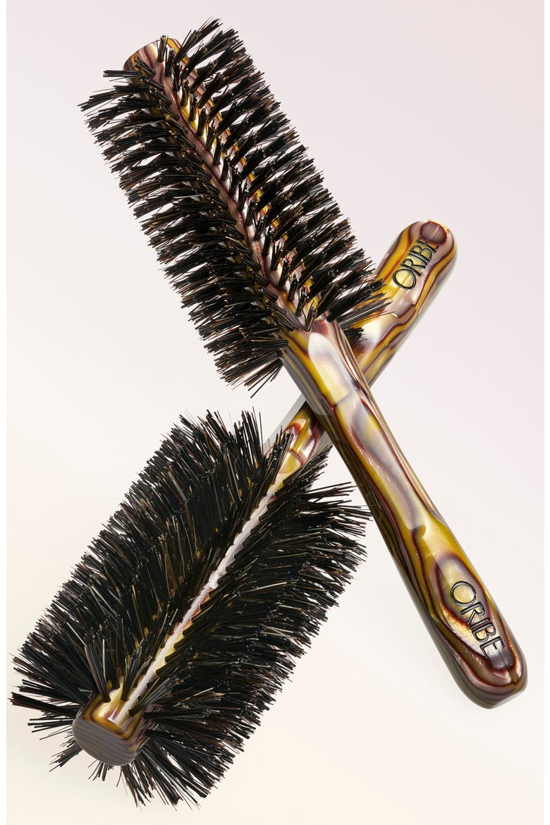 Medium Round Boar Bristle Hair Brush for All Hair Types, Alternate, color, NO COLOR