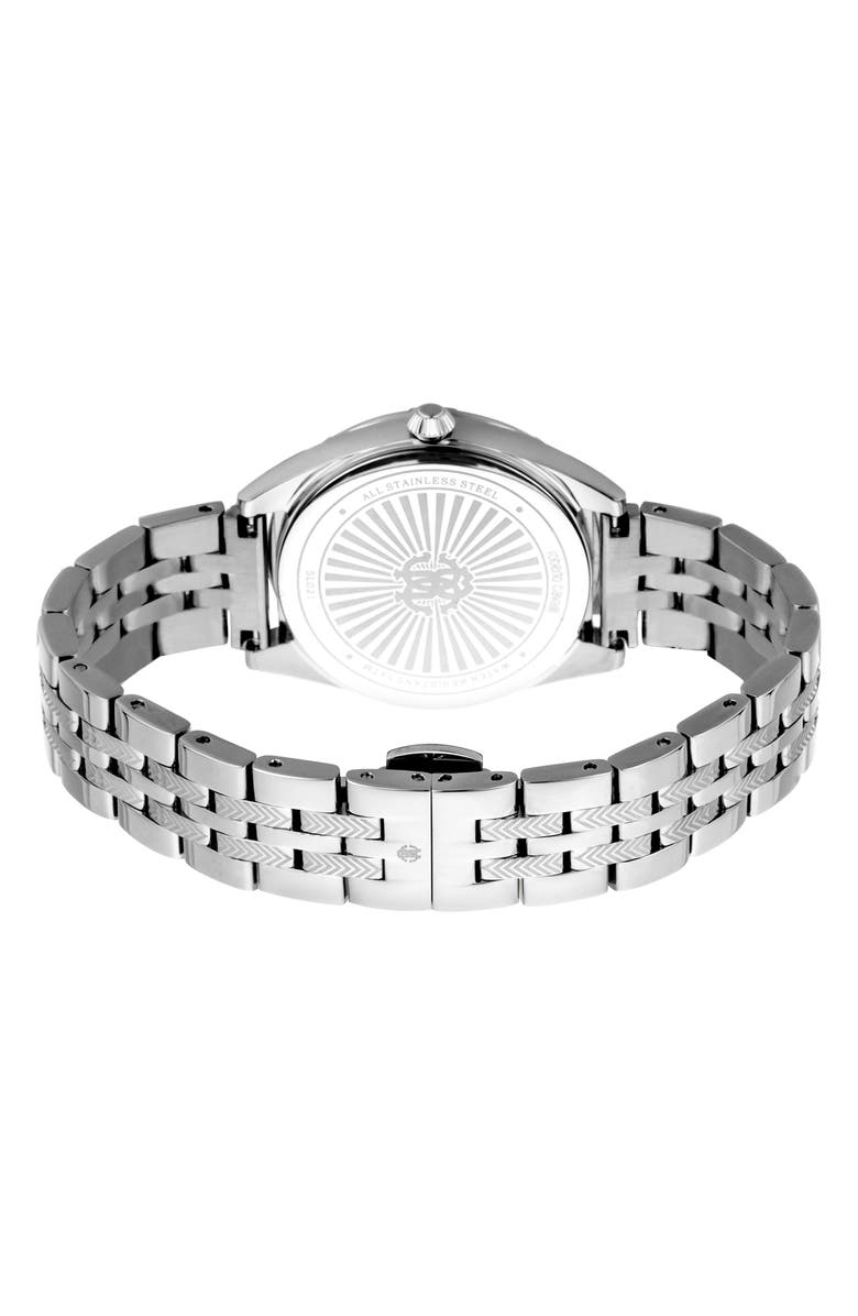 Roberto Cavalli Crystal Bracelet Watch, 34mm, Alternate, color, 