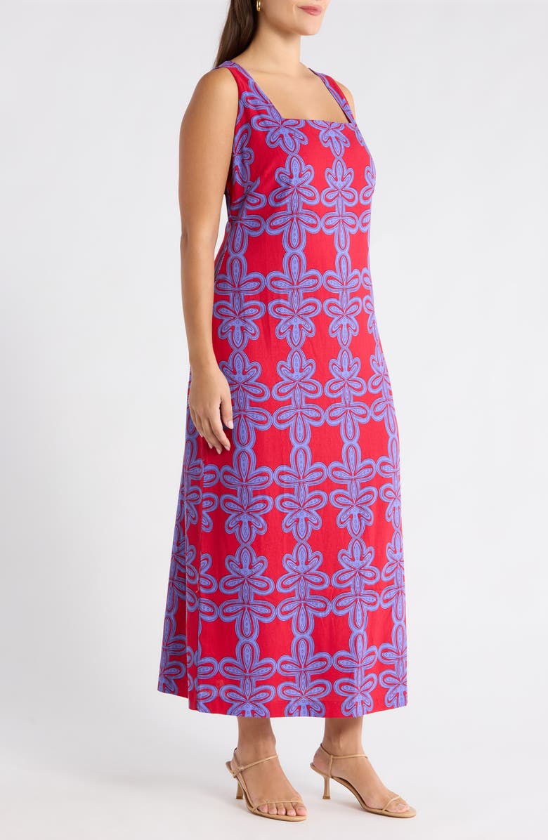 SUGARLIPS Rory Troy Abstract Maxi Dress, Alternate, color, Cherry Multi