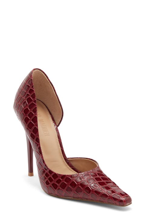 Elegant Pointed Toe d'Orsay Pump (Women)