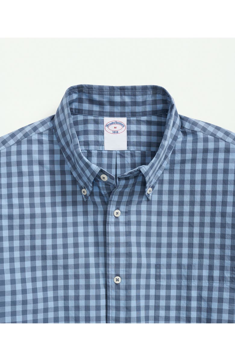Brooks Brothers Check Cotton Button-Down Shirt, Alternate, color, 