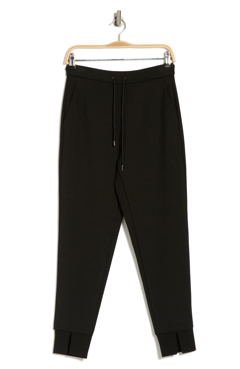 Theory Slouchy Woven Joggers, Alternate, color, Black