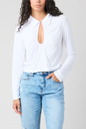 TT Studios Gab Cut Out Blouse
