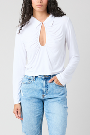 TT Studios Gab Cut Out Blouse
