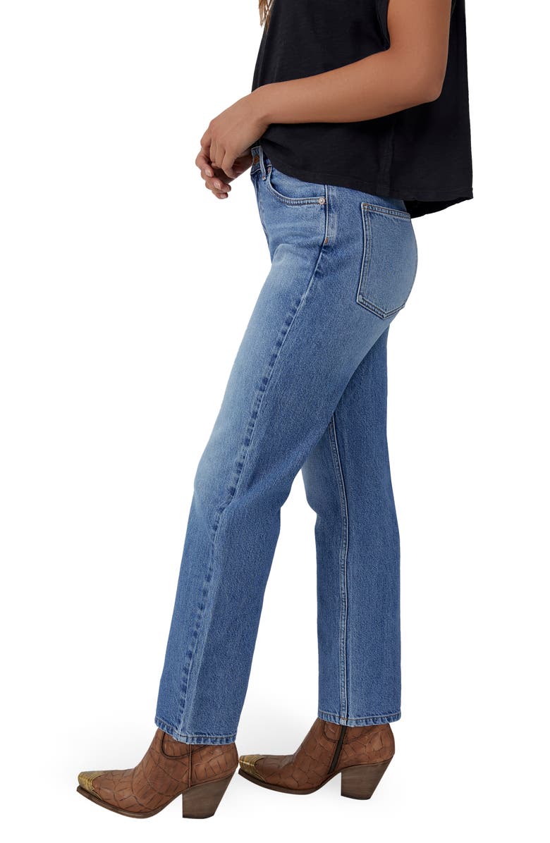 Free People We the Free Pacifica High Waist Nonstretch Straight Leg Jeans, Alternate, color,