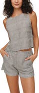 Bella Dahl Stripe Sleeveless Crop Tank