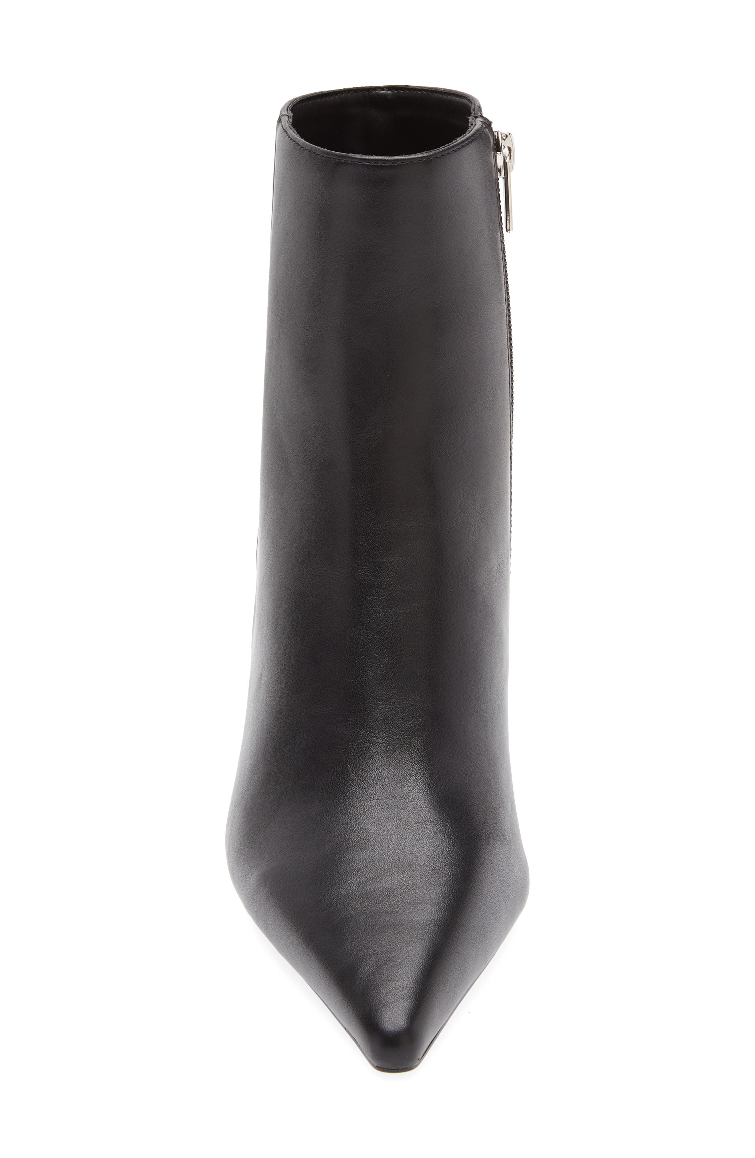 MANGO Cobo Block Heel Bootie, Alternate, color, Black