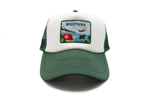 Montana Postcard Trucker Hat - Adult