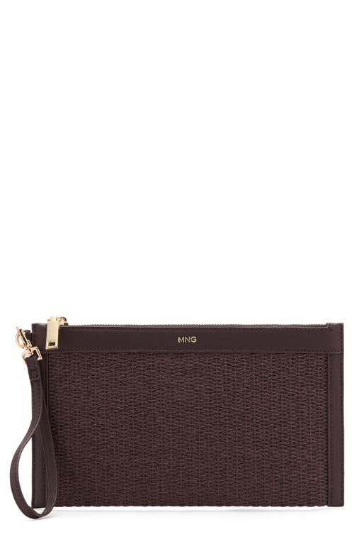Mango Woven Rattan Clutch