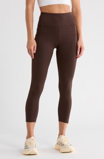 Layer 8 Bliss 7/8 Leggings In Brown