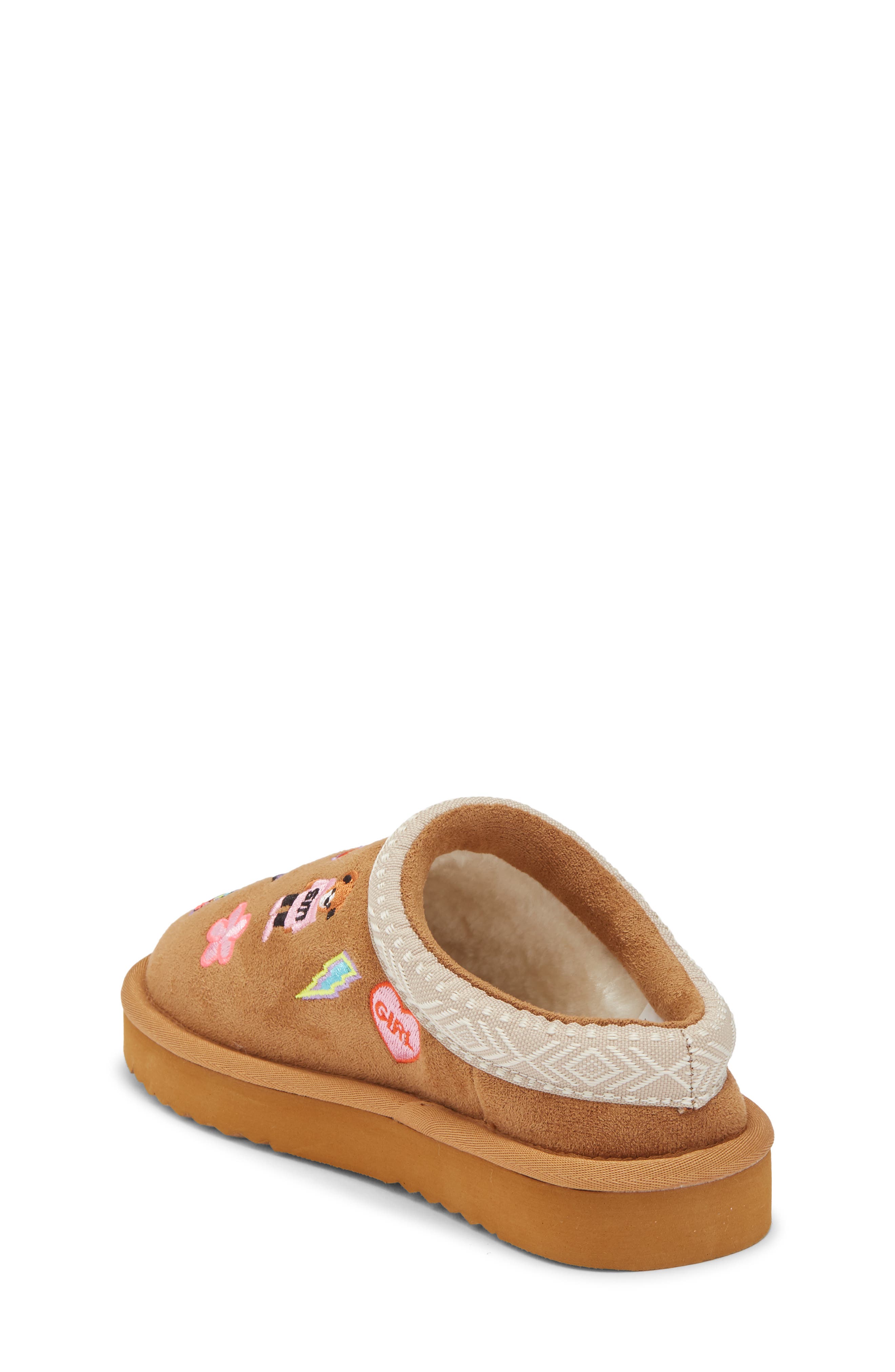Kids' Jslushy Scuff Slipper, Alternate, color, COGNAC MULTI