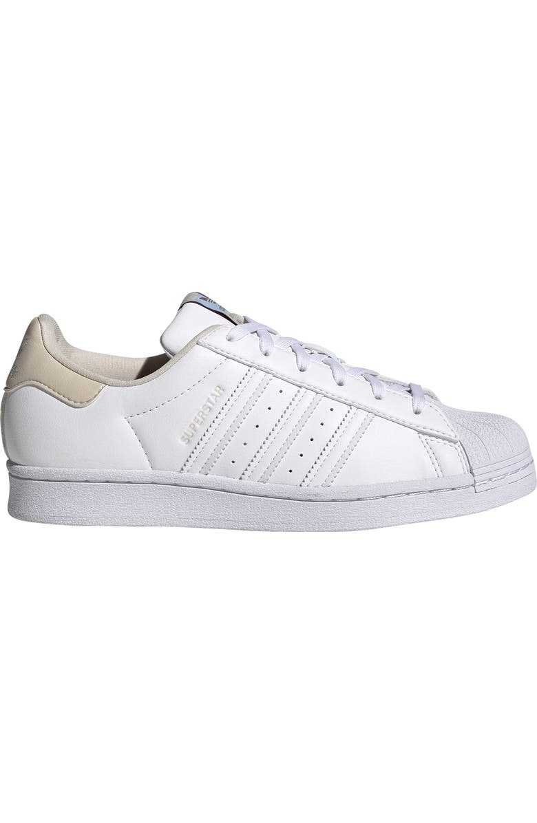 adidas Superstar Embroidered Sneaker, Alternate, color,