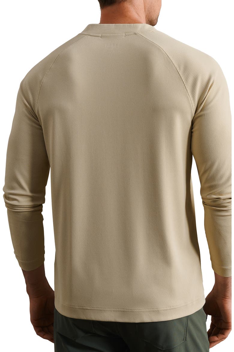 Waffle Tech Henley, Alternate, color, TOASTED OAT