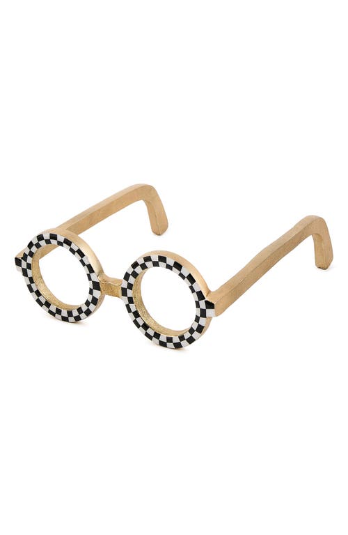 Mackenzie-childs Mackenzie Childs Round Eye Glasses Decor In Neutral
