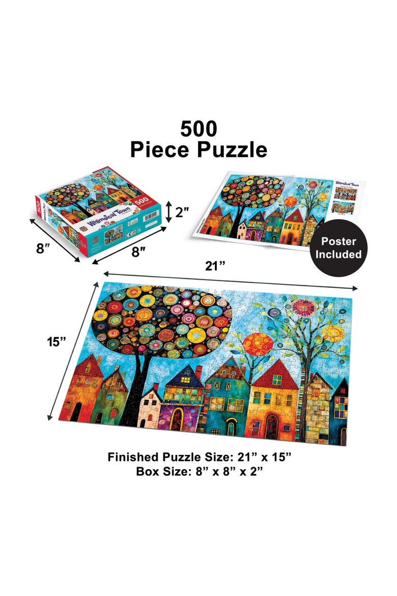 My Happy Place 500 Piece Jigsaw Puzzle, Alternate, color, Multicolor